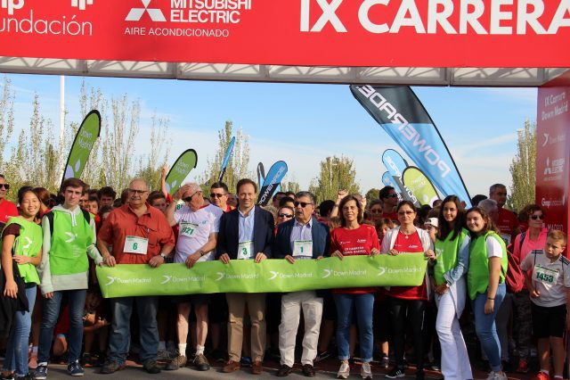 Mitsubishi Electric en la IX Carrera Down Madrid